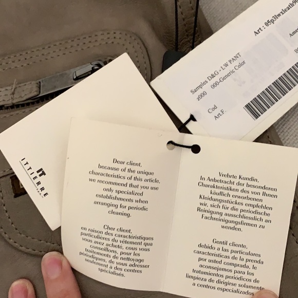 D&G Men's Leather Pants - Picture 10 of 14